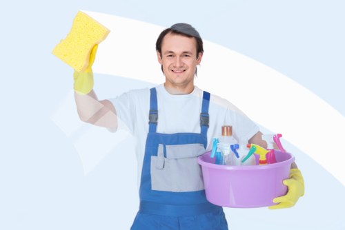 Professional cleaning company reinforcing ongoing health and safety standards