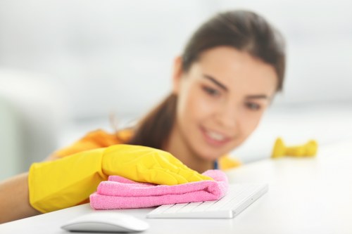 Cleaning team preparing a Brixton property for a one time deep clean
