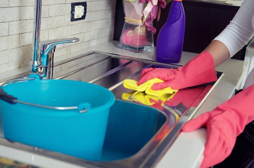 Kitchen appliance maintenance by an oven cleaner in Brixton