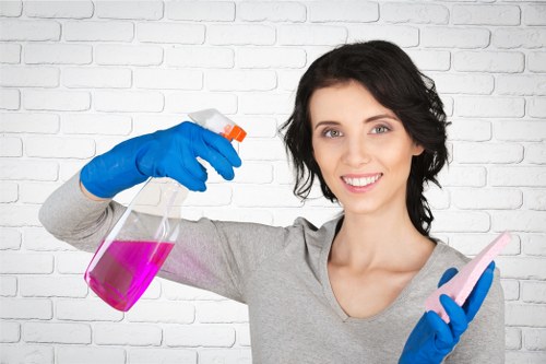 Commercial deep cleaning in Brixton workspace