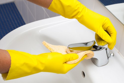 Invoice and payment details for a cleaning service